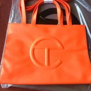 Brand New Telfar Medium Bag in Orange